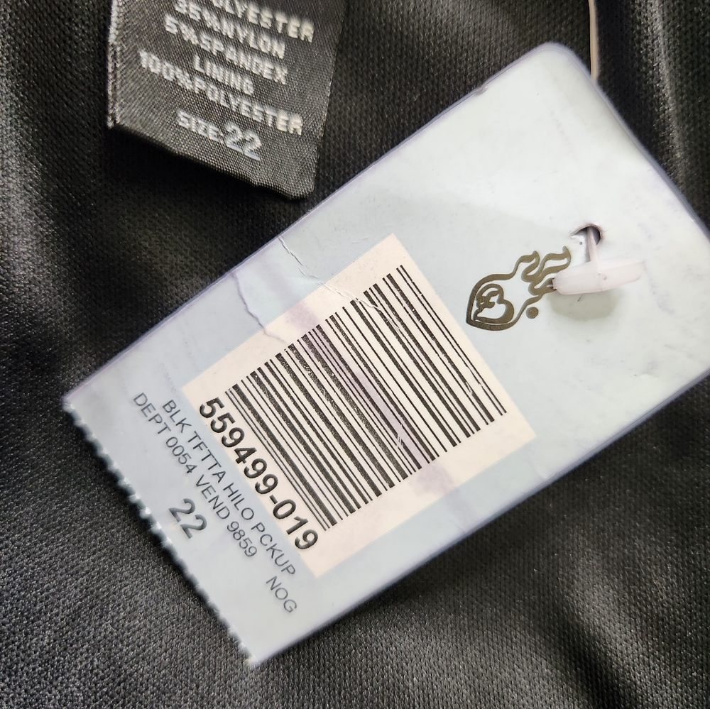 Torrid Black Hilo Pickup Strapless Formal Dress Plus Size 22 New Bubble Dress - Picture 10 of 10